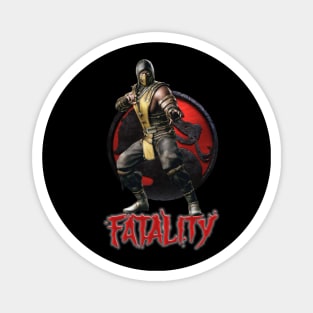 Team Scorpion Fatality Mortal Kombat Pro Kompetition Magnet